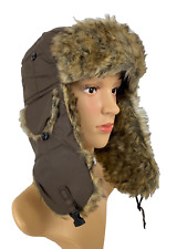 Uschanka Trapper Tschapka Fellmütze Pelzmütze Fliegermütze Kunstfell Winter Warm