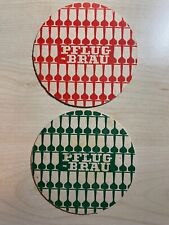 2 alte Bierdeckel Pflug-Bräu Rottweil (+1995)