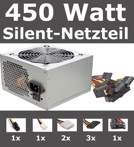 Netzteil 450w power 450 - pc,