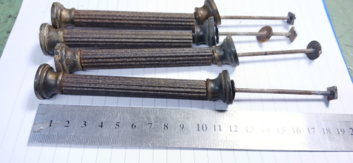 Antike metall kaminuhr teile - metall,