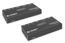 Digitus 4K HDBaseT™ HDMI Extender Set, 70 m, 4K2K@30Hz, RS232, IR, Schwarz Ultra