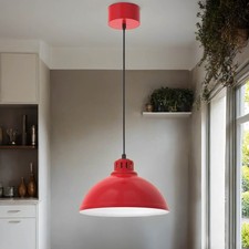 Hängelampe Küche Metall Rot