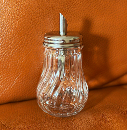 Zuckerstreuer glas mit - zuckerstreuer,