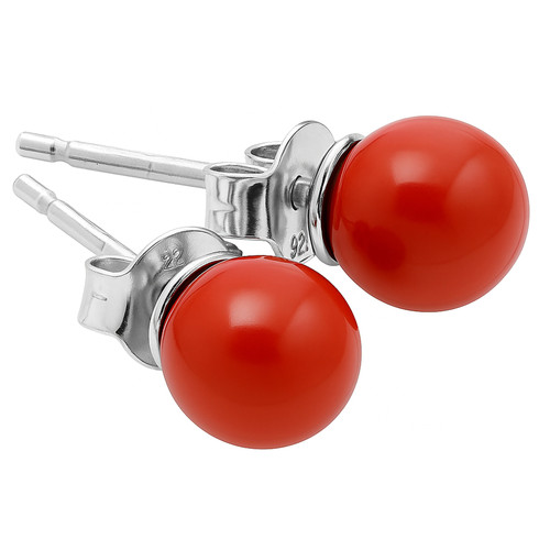 Jaspis rot ohrstecker mm - jaspis,,