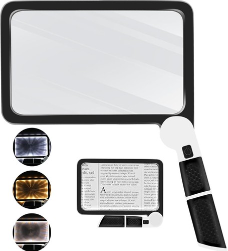 Leselupe mit led - mit, led-beleuchtung