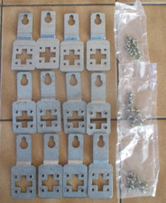 12x Hager Schaltschrank / Zählerschrank / Montagehalter / Befestigung