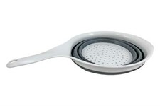 Faltbares Sieb grau/weiß 1,5l