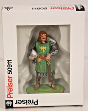 PREISER 50911 ELASTOLIN Ritter Gawain knight Miniaturfigure M1:25 1987 OVP