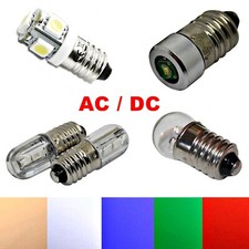 E10 LED 6V 12V Schraubsockel Weihnachtsstern Adventstern Beleuchtung warmweiß ro