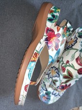 SHEIN Flip Flops Damen, Keilabsatz, mit Schnalle,