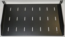 19" Zoll Server Musik Rack Fach Ablage Schwarz 1HE 1U 27cm 270mm