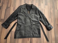 " Per Me " Linea Italiana Leder Lammnappa Ledermantel Jacke Mantel Gr. 38 