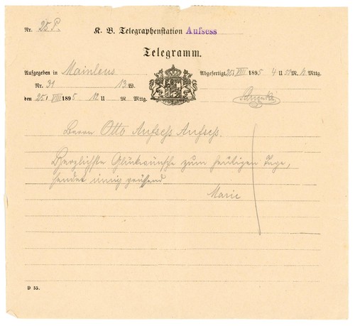 Telegramm empfang - empfang,