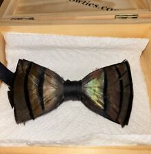 Smoking-Fliege Echte Federn von Brackish USA