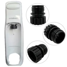 Soda Flaschen Adapter Schwarz für Getränkeautomaten Glasflasche Schnellanschluss