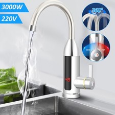 LED Elektrisch Wasserhahn Einhandmischer Küche Bad Küchearmatur Sofort Heizung