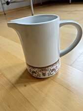 Porzellan Kanne Krug Langenthal Suisse Schweiz  40er Jh.Nr. 378004 Wappen Blumen