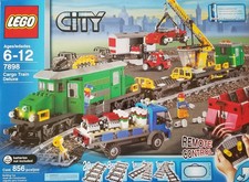 Lego City 7898 Großes Güterzug Set - Cargo Train Deluxe vollständig GEBRAUCHT