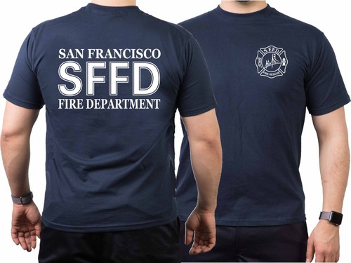 Shirt navy san francisco - t-shirt,
