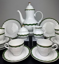 Seltener Vorkriegs-Kaffee- Teeservice Eschenbach „La Reine“ Form 800 1930er J.