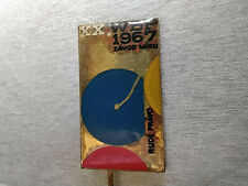 alte Anstecknadel  Pin  Peace Race  XX WBP Zavod Miru 1967 Rude Pravo