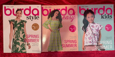 3x Burda Schnittmuster Kataloge Frühjahr Sommer 2025 Basteln Ideen