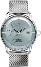 Zeppelin 8462M-6 Herrenuhr Atlantic Automatik Armbanduhr Wasserdicht 42 mm silb