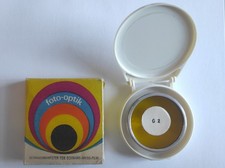 Glaswerk Jena, Gelbfilter G2 (gelb dunkel), M49, OVP, Filter 49 mm  (M49)