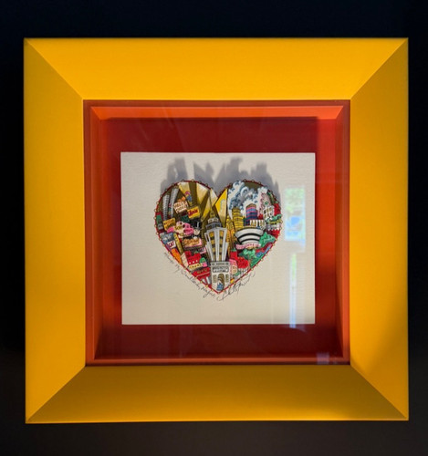 Charles fazzino heart - fazzino, my
