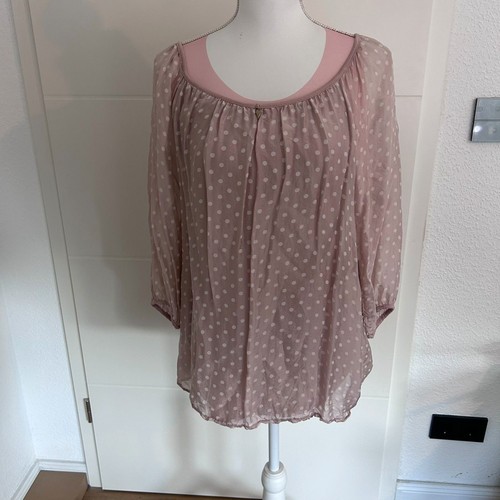 Nostalgia seidenbluse punkte - nostalgia,