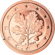 [#826996] Bundesrepublik Deutschland, 2 Euro Cent, 2002, Hambourg, STGL, Copper 