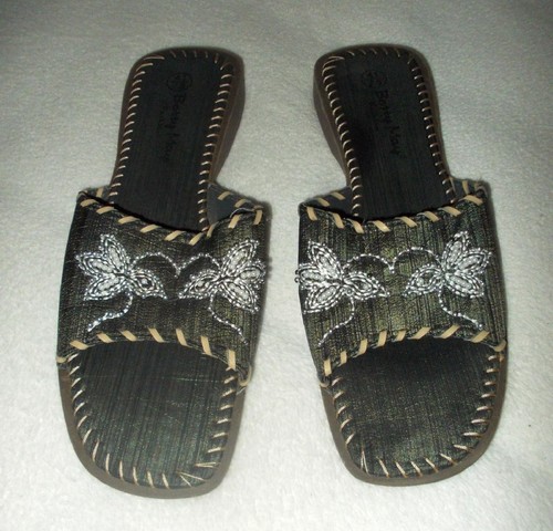 Schuhe textil pantoletten - textil,