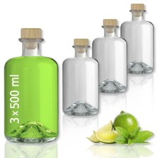 Apothekerflaschen 500ml mit 3/5/9/18 oder 27 leere Flaschen Glasflaschen Essig