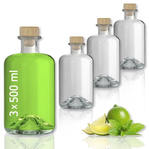 Apothekerflaschen 500ml mit