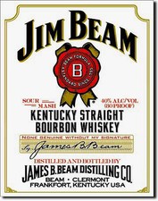 Schild USA Jim Beam Whiskey