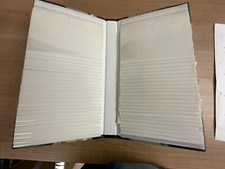 Fotoalbum zum aufklappen I 30 x 17 cm I für 2 x 50 Bilder