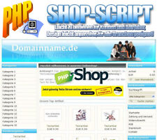 PHP SHOP SCRIPT - Einfach zu bedienen für Kunden und Betreiber