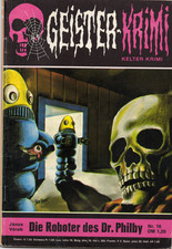 Geister Krimi, Nr. 16, Die Roboter des Dr. Philby
