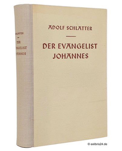 Adolf schlatter der - adolf, schlatter: