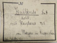 Sphalerit  massiv von Meggen Siegerland   historisches Stück Bergdirektor Fröbe