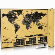 Rubbel Weltkarte mit