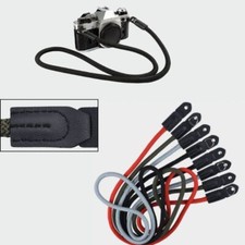 Kameragurt aus Seil+Leder