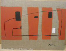 Michael Feicht (geb. 1959):"4 Flächen mit schwarzem Lineament und weißem Körper"