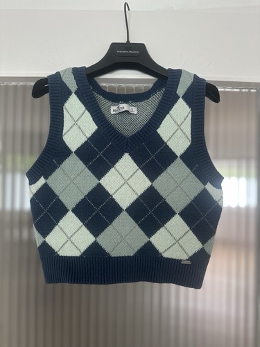 Hollister argyle strickweste - argyle,