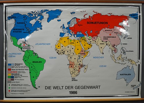 Weltkarte rollbild welt - rollbild,