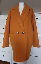 Yessica C&A Mantel, Gr 38 senfgelb, Oversize, gefüttert Neu