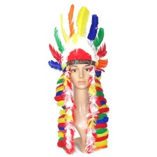 INDIANER FEDERKOPFSCHMUCK #