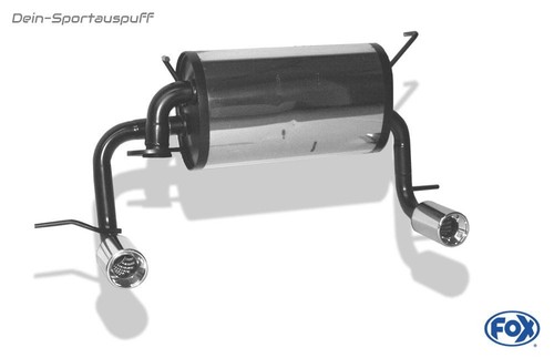 Fox duplex sportauspuff toyota - duplex,
