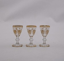 Baccarat Harcourt Empire Crystal Glass. Likör Gläser, 3 St
