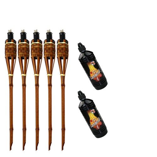 Bambusfackel deluxe 90cm - 5x,